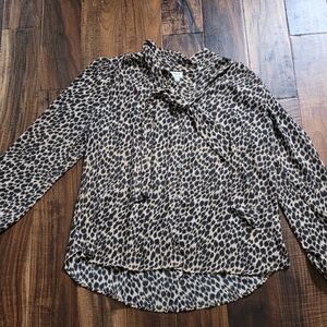 Leopard Print Women's Top